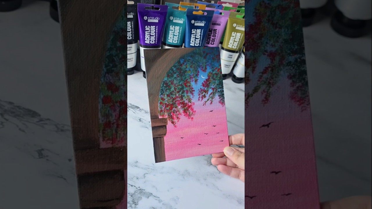 Simple & Easy Painting Idea for Beginners ✨️