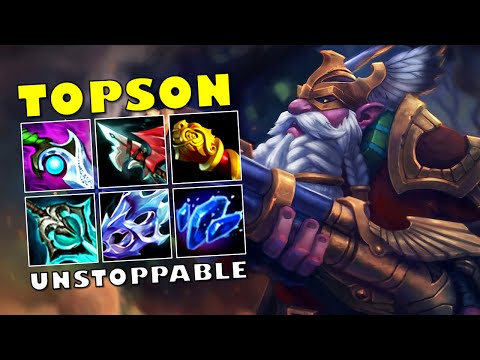Dota 2 TOPSON [Sniper] UNSTOPPABLE Fast Farm Mid 7.34c