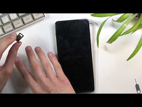 How to Insert Nano SIM on MOTOROLA Edge 20 Pro - Install SIM Card