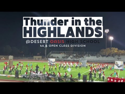 Nevada Marching Band Circuit 2025 - Thunder in the Highlands (Desert Oasis HS)