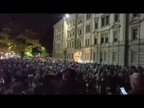 BOLZANO, ITALY: Protesting @gainst The Clotshot Pass