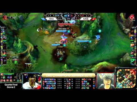 LMS Summer 2015 Quarter Final HKE VS MSE Game 2 Highlight