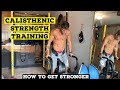 HOW TO TRAIN FOR STRENGTH | GET STRONGER WITH BODY WEIGHT EXERCISES | 5/3/1 METHOD