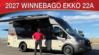 A preview image of the linked video showcasing 2027 Winnebago EKKO 22A
