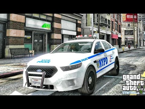 GTA 5 MODS LSPDFR 0.4.1 - NYPD TAURUS PATROL!!! (GTA 5 REAL LIFE PC MOD)