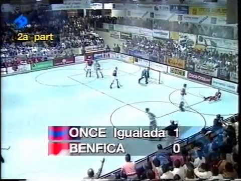 Final Copa d'Europa 1995. Igualada - Benfica. Hoquei patins.