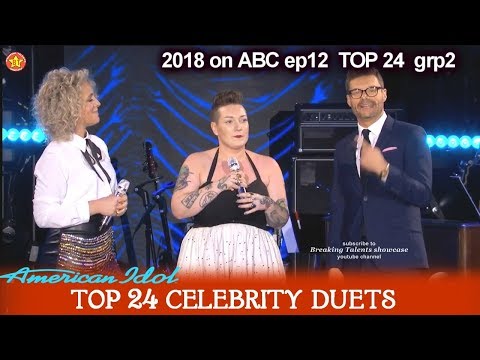 Effie Passero and CAM Duet “Diane”  Top 24 Celebrity Duets American Idol 2018