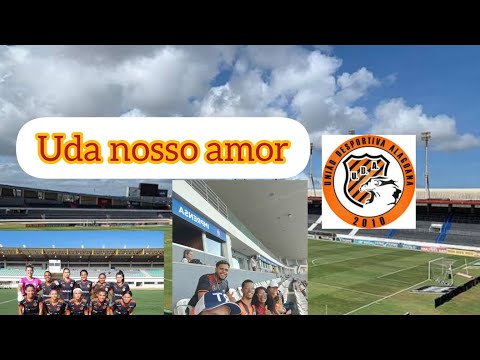 conhecendo o estádio rei Pelé, e o time feminino do Uda ❤️
