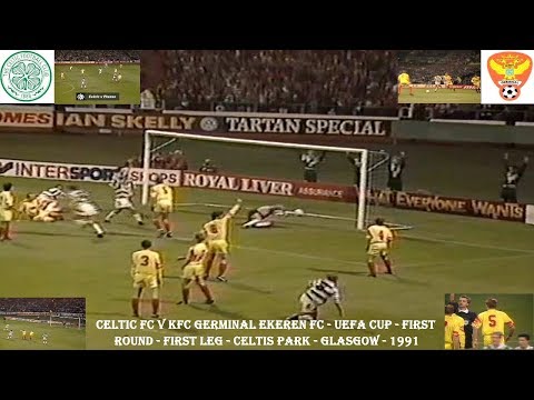 CELTIC FC V KFC GERMINAL EKEREN FC–UEFA CUP–FIRST ROUND–FIRST LEG-CELTIC PARK – GLASGOW