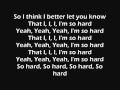 Rihanna Feat. Young Jeezy Hard (lyrics)