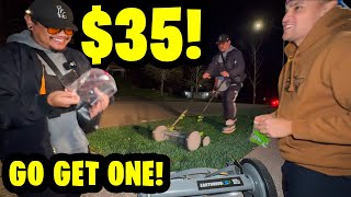 $35 reel lawn mowers! Still available! GO GET ONE! Let's go!