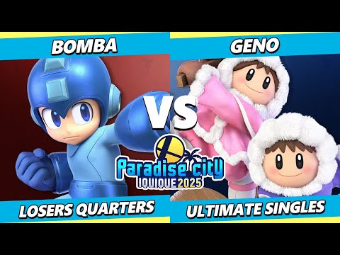 Paradise City 2025 TOP 8 - Bomba (Mega Man) Vs. Geno (Ice Climbers) Smash Ultimate - SSBU