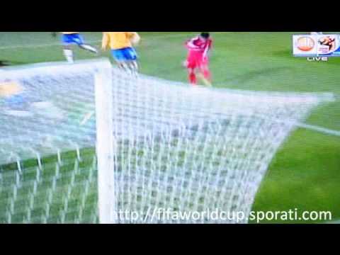 Brazil vs Korea DPR (Goal by J. Yun Nam)