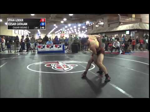 86 kg R2 - Ryan Loder (Panther WC) vs Cesar Catalan (Unattached)
