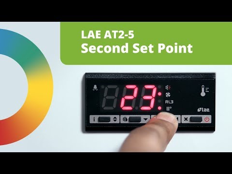 Setting a Second Set Point: LAE AT2-5 Digital Controller