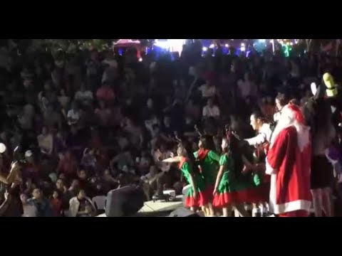 Alcaldía de La Libertad Sur inaugura villa navideña en parque El Principito