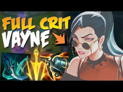 FULL CRIT VAYNE IS THE STRONGEST CARRYING S12 BUILD - League of Legends Gameplay