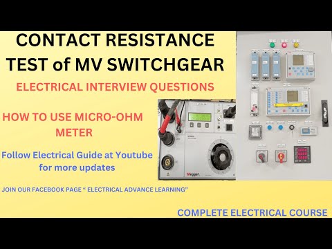 Busbar Testing, MV Switchgear Testing, Electrical Interview Question, Duties of Electrical Engineer,