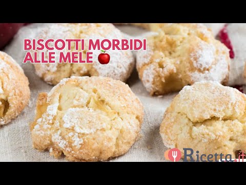Biscotti morbidi alle mele, perfetti per la colazione o per una merenda - Ricetta.it