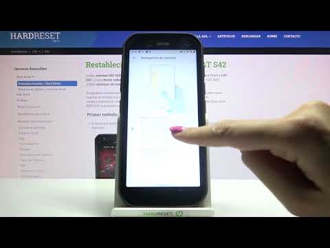 Cómo configurar la barra de navegación en CAT S42 - navegación por gestos o con botones