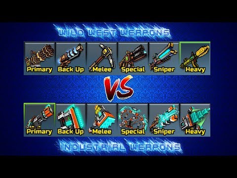 Pixel Gun 3D - Wild West Weapons VS Industrial Weapons
