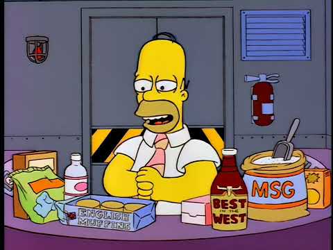 Simpsons - Everything Homer Was Supposed To Buy (from "Homie The Clown")