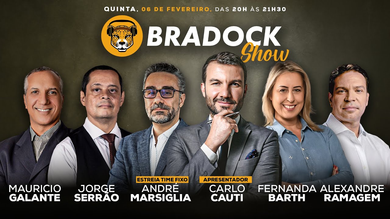 Bradock Show 06/02/25 - Carlo Cauti, Serrão, André Marsiglia, Ramagem, Galante e Fernanda Barth