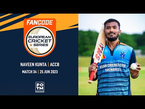 POTM: N.Kunta - ACCB vs GIA | Highlights | FanCode ECS Romania | 25 June 2023 | ECS23.508