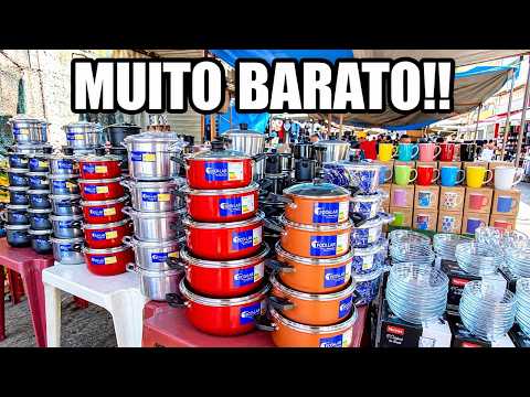 Panelas, Pratos e Xícaras: Utilidades Domésticas Para Casa | Feira do Alumínio de Caruaru Pernambuco