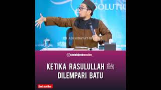 Download lagu Ketika RASULULLAH Dilempari Batu di Thaif.. - Ceramah Singkat || Ustadz Adi Hidayat || mp3