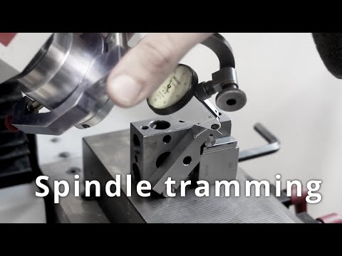 Machine spindle tramming