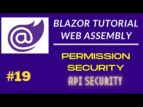 Blazor Permission | Api Security | Api Permission