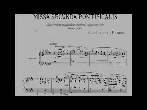 Lorenzo Perosi - Missa Secunda Pontificalis (complete score)