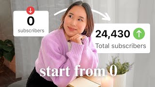 I grew 20k subs in 1 month | How to Start & Grow a YouTube Channel in 2024 (free worksheet)