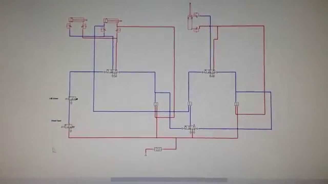 A+A B+B Pneumatics sequence control.