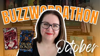 october buzzwordathon reading vlog . paranormal romances!