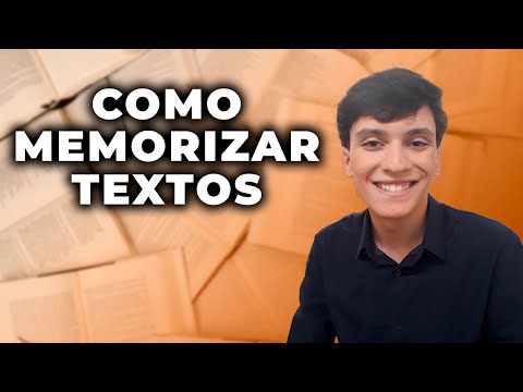 como MEMORIZAR TEXTOS