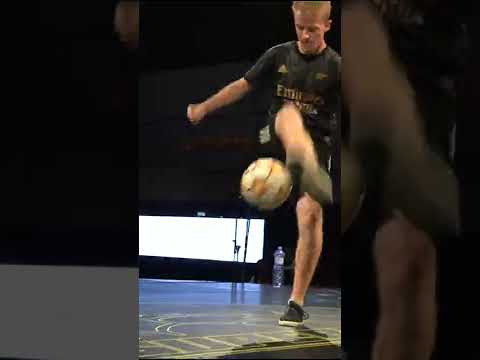 Sam Madden at Freestyle World Finals #shorts #football #freestyle