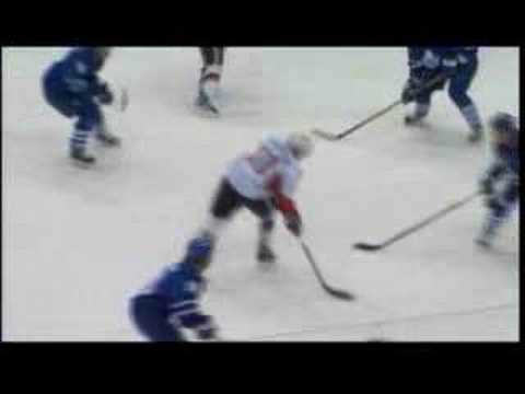 Bell's hit on Alfie @ Leafs - Apr 3/08