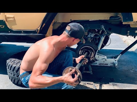 HOW TO CHANGE REAR AXLE SHAFTS IN A JEEP WRANGLER JKU