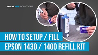 Epson 1400 / 1430 Refill Kit :: Screen Printing Supplies & Equipment | Total Ink Solutions