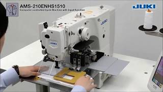 JUKI AMS 210 Automated Label Sewing Solution video