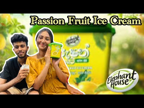 Elephant House අලුත් Ice Cream එක තවමත් try කලෙ නැද්ද?🍨😋/ passion fruit Ice cream  @ElephantHouseLK 