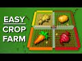 Minecraft Easy Multi Crop Farm - 850 Per Hour