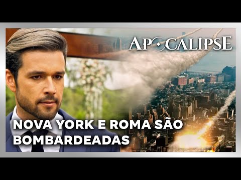 NOVELA APOCALIPSE: Ricardo é informado do bombardeio em Nova York e Roma
