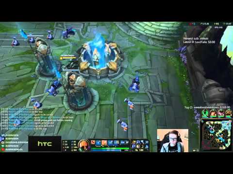 Bjergsen as Azir vs Leblanc Mid   S6 Preseason Challenger Ranked Gameplay