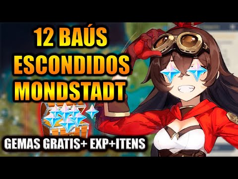 12 Baús Escondidos em Mondstadt - Genshin Impact