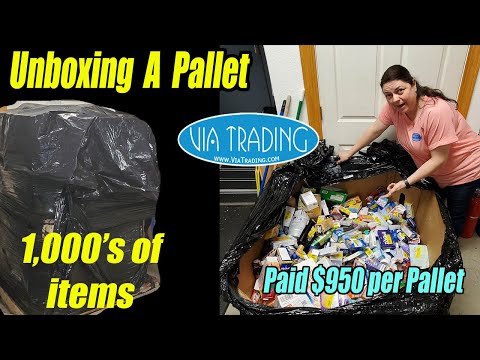 Unboxing a Pallet of 1,000's of items From Via Trading - Check it out & how we are gonna sell it