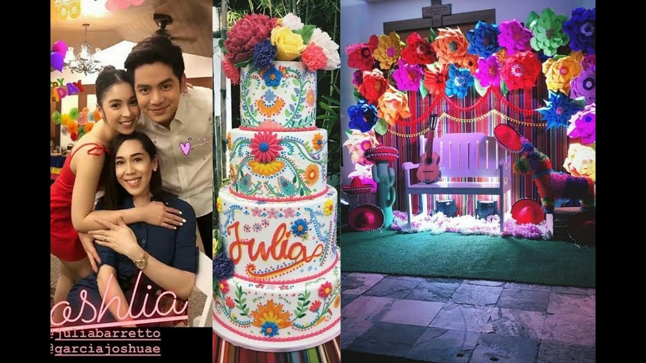 UNLI YAKAPAN!JULIA BARETTO CELEBRATE 21st MEXICAN THEMED BIRTHDAY PARTY TURNED OUT A VALENTINES  DAY