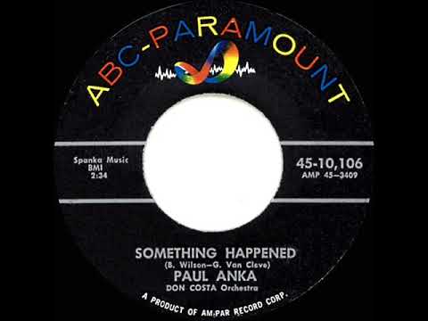 1960 HITS ARCHIVE: Something Happened - Paul Anka